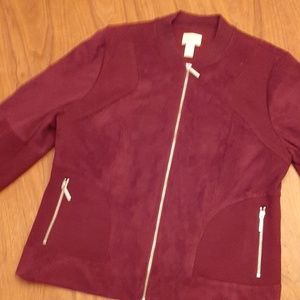 Smart Chico's jacket, Maroon